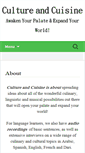 Mobile Screenshot of cultureandcuisine.com